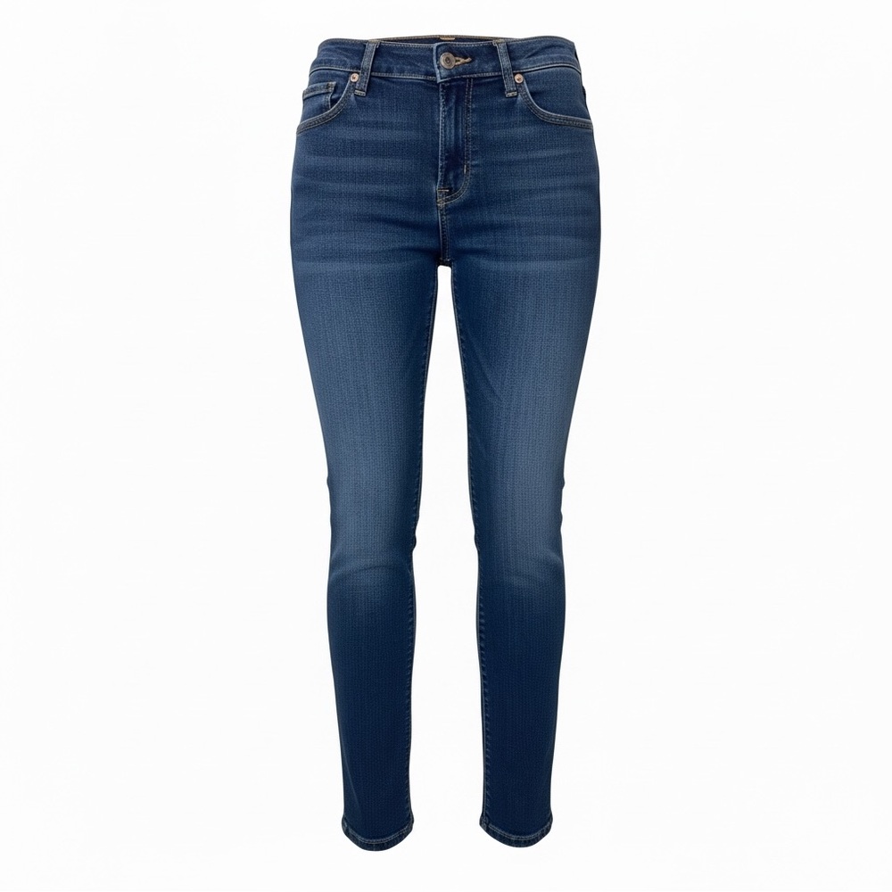 AMERICAN EAGLE Outfitters Dark Wash Denim Jeggings Size 12 Short